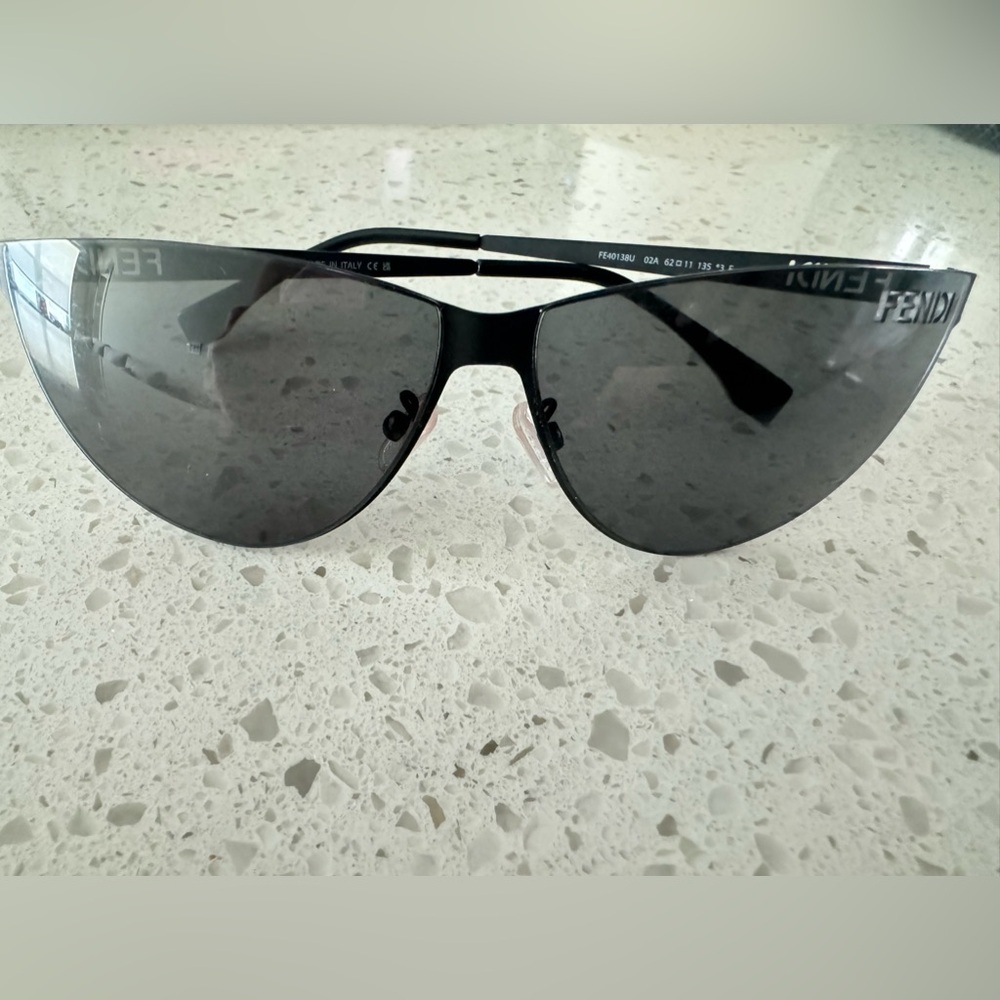 New Fendi Gray Cat Eye Sunglasses